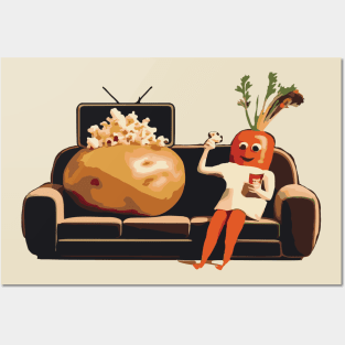 Root Vegetable Relaxation Posters and Art